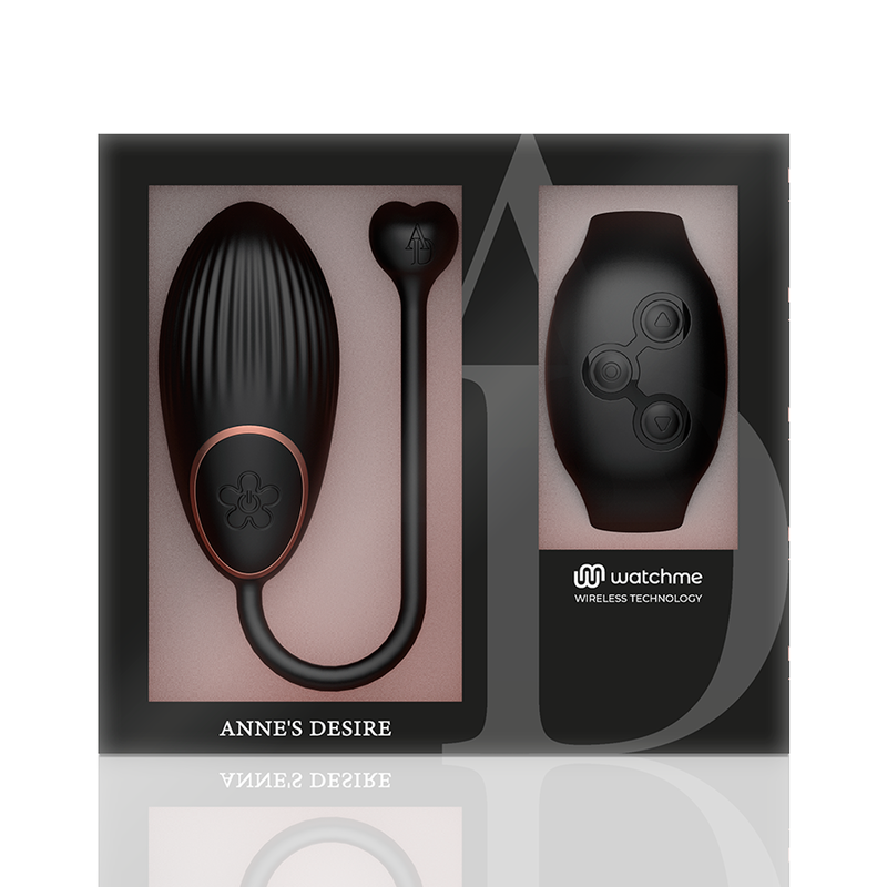 Image of ANNE'S DESIRE - HUEVO CONTROL REMOTO TECNOLOGÍA WATCHME NEGRO - annesdesire