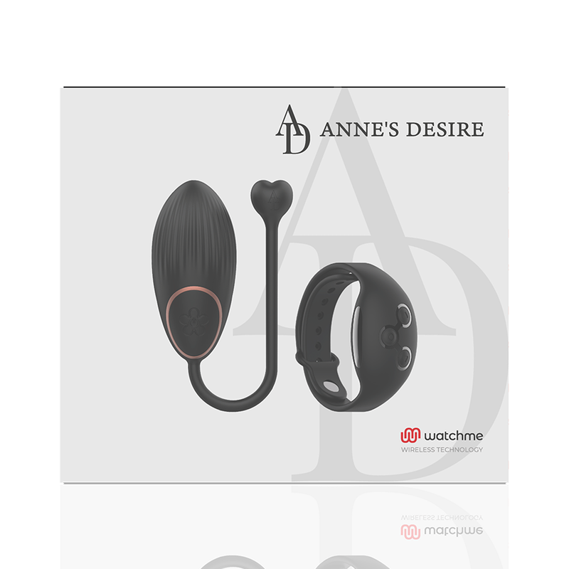 Image of ANNE'S DESIRE - HUEVO CONTROL REMOTO TECNOLOGÍA WATCHME NEGRO - annesdesire