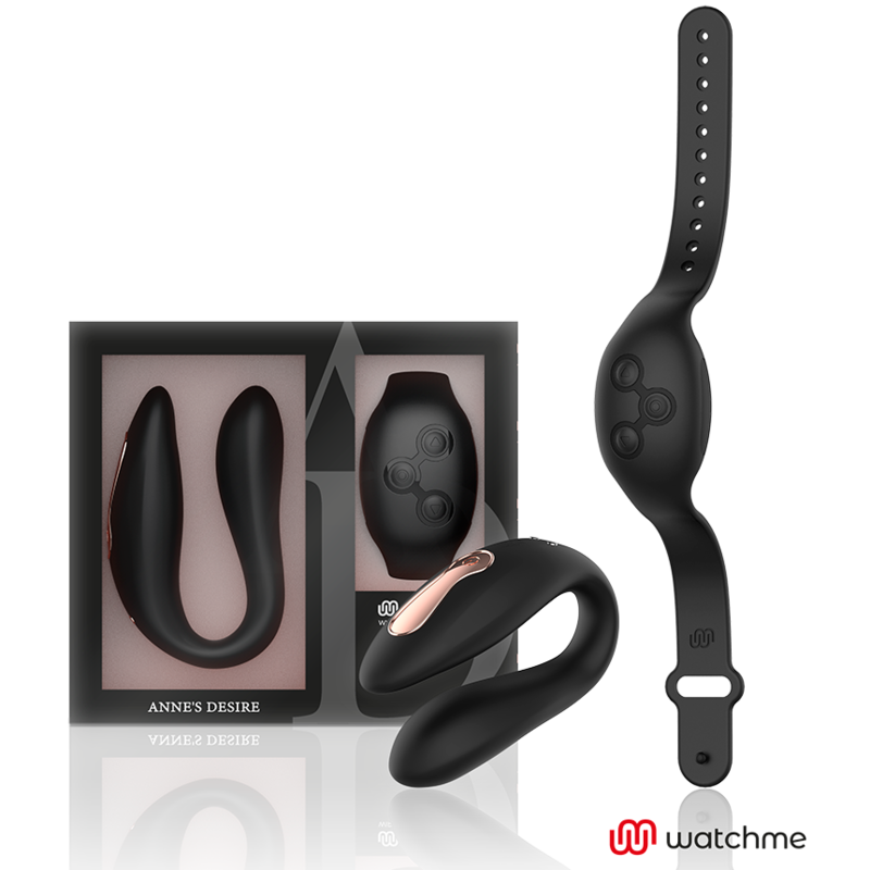 Image of ANNE'S DESIRE - DUAL PLEASURE TECNOLOGÍA WATCHME NEGRO - annesdesire