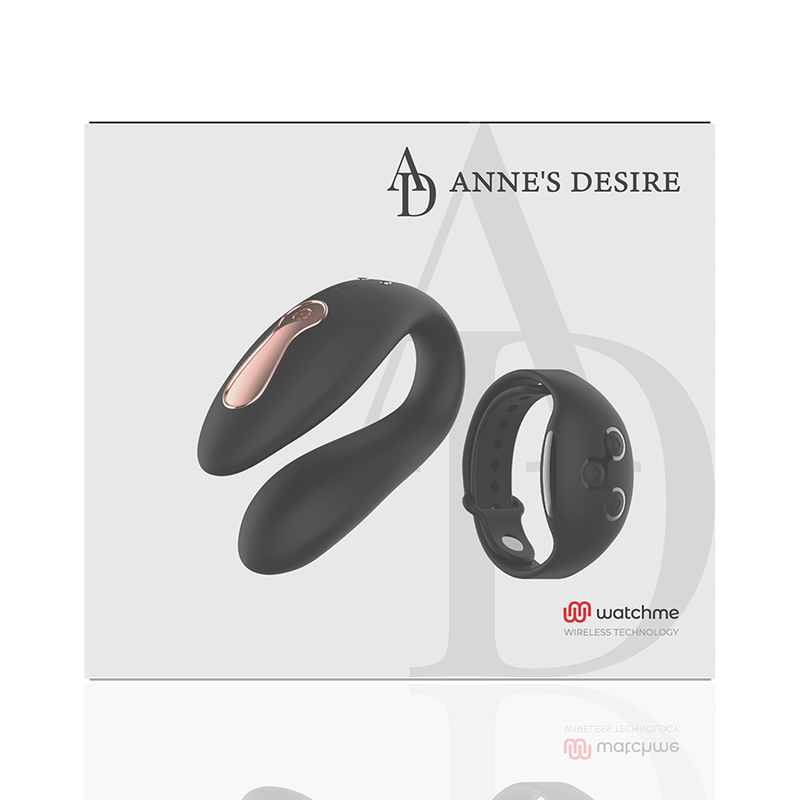 Image of ANNE'S DESIRE - DUAL PLEASURE TECNOLOGÍA WATCHME NEGRO - annesdesire