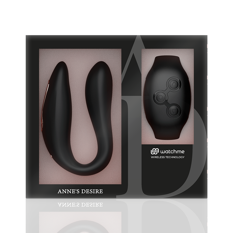 Image of ANNE'S DESIRE - DUAL PLEASURE TECNOLOGÍA WATCHME NEGRO - annesdesire