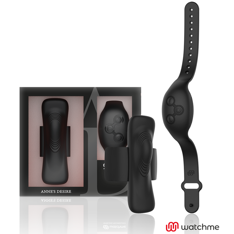 Image of ANNE'S DESIRE - PANTY PLEASURE TECNOLOGÍA WATCHME NEGRO - annesdesire