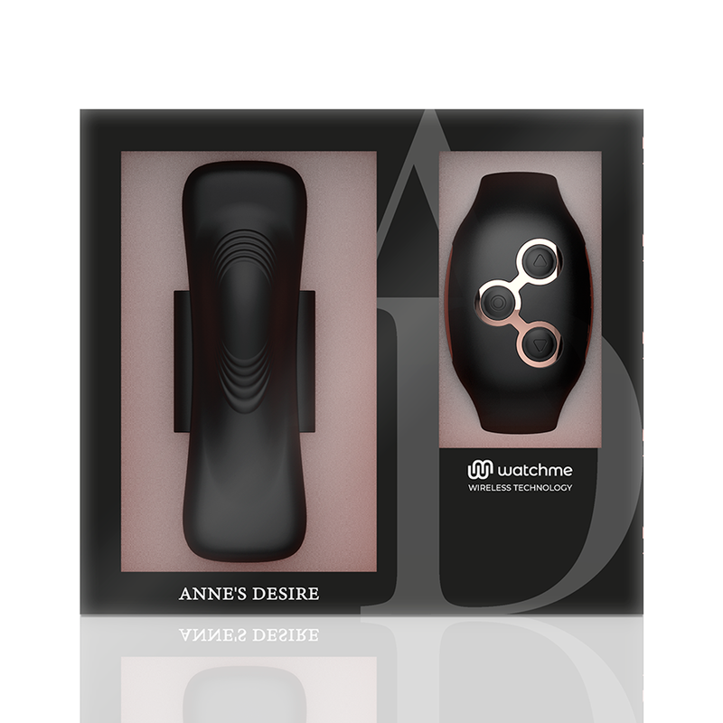 Image of ANNE'S DESIRE - PANTY PLEASURE TECNOLOGÍA WATCHME NEGRO/GOLD test final - annesdesire